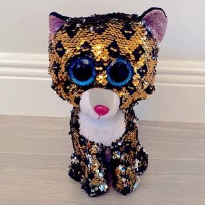 NWOT TY Sterling Leopard Flippable